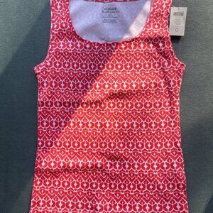 Chico's Tank Top in Orange, Size 0